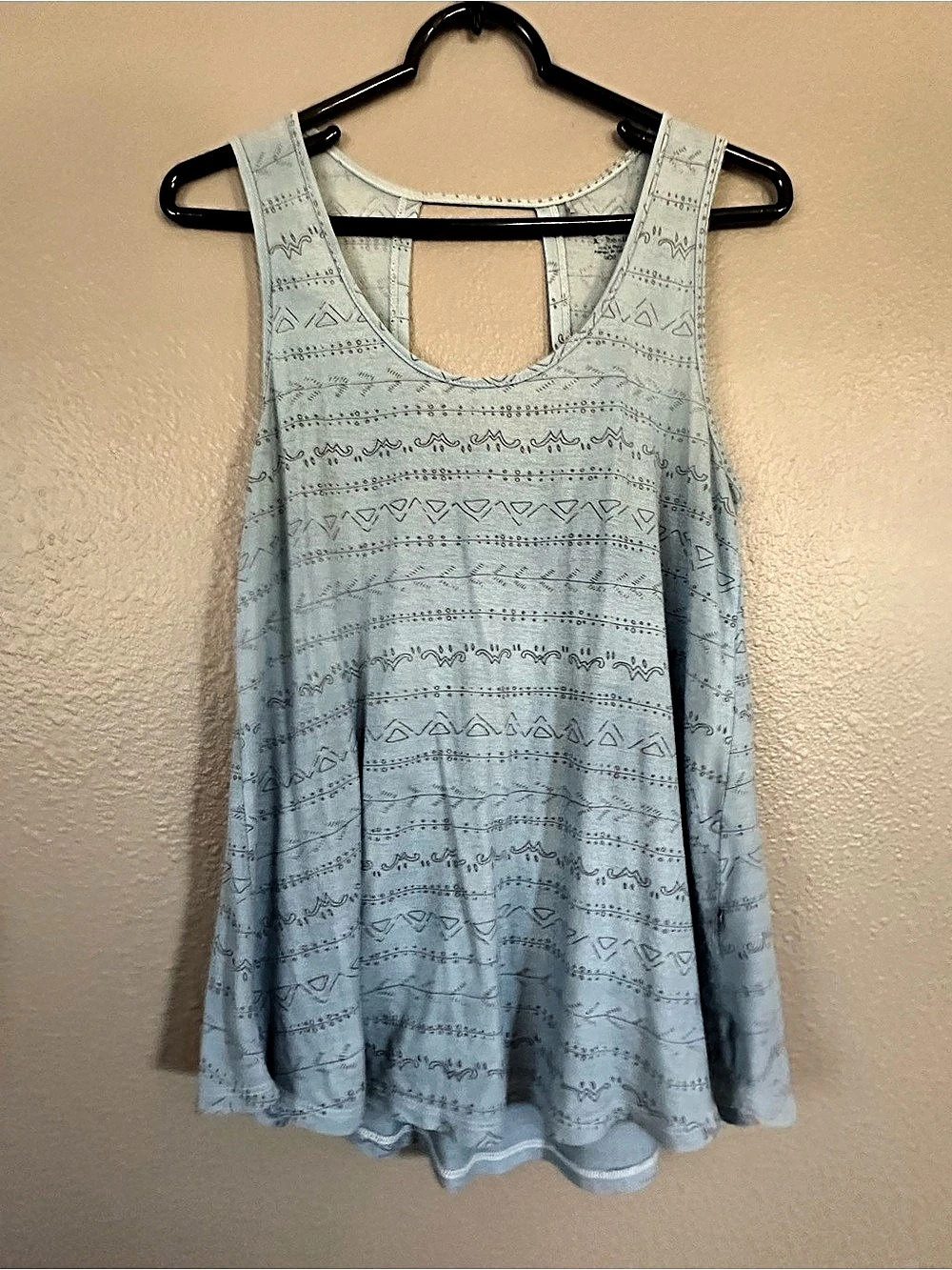 Toad&Co Geometric Tank Top in Blue Size XS